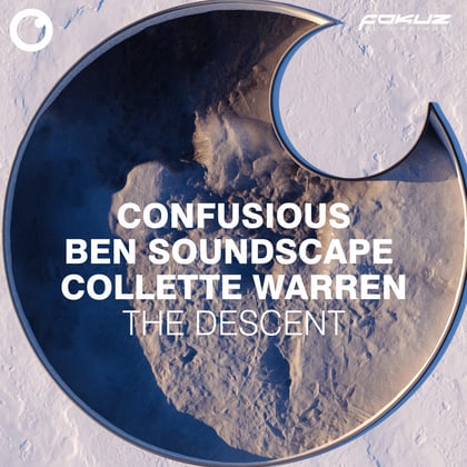 The Descent album by Ben Soundscape, Collette Warren & Confusious - Drum and Bass Cover Art