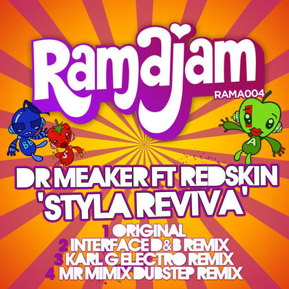Styla Reviva album by Dr Meaker - Drum and Bass Cover Art