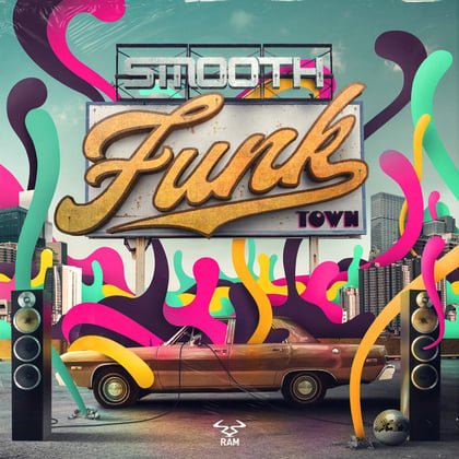 Funk Town EP album by Smooth - Drum and Bass Cover Art