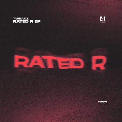 Rated R EP album by Tweakz - Drum and Bass Cover Art
