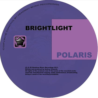 Polaris album by Brightlight - Drum and Bass Cover Art