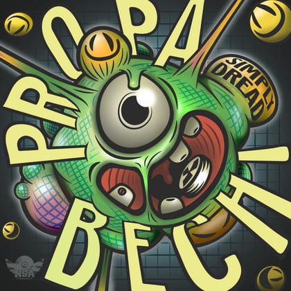 Propa Bechi album by Simply Dread - Drum and Bass Cover Art