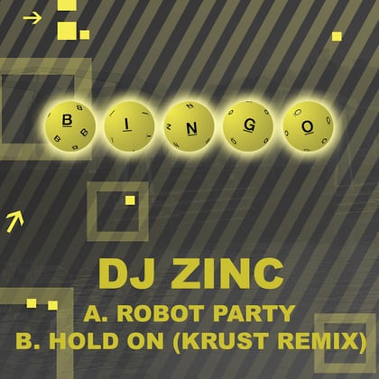 Robot Party / Hold On (Krust Remix) album by DJ Zinc - Drum and Bass Cover Art