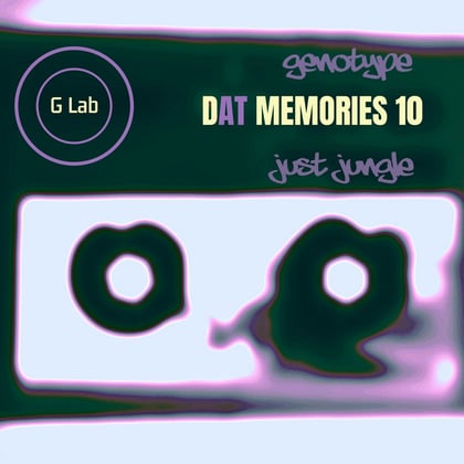 DAT Memories 10 album by Genotype - Drum and Bass Cover Art