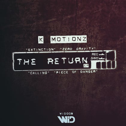The Return album by K Motionz - Drum and Bass Cover Art