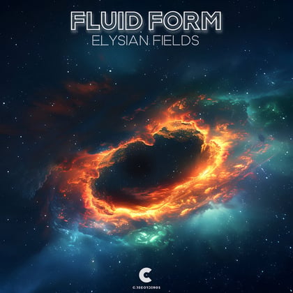 Elysian Fields album by Fluid Form - Drum and Bass Cover Art