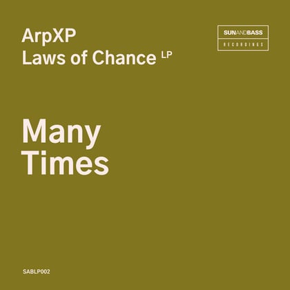 Many Times album by Arp XP - Drum and Bass Cover Art