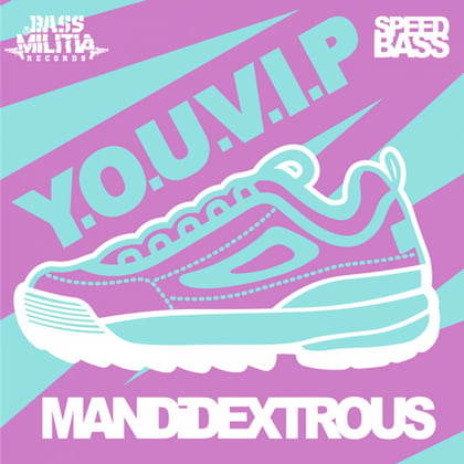 Y.O.U.V.I.P album by Mandidextrous - Drum and Bass Cover Art