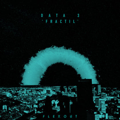 Fractil album by Data 3 - Drum and Bass Cover Art
