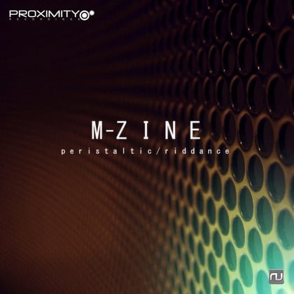 Peristaltic/Riddance album by M-zine - Drum and Bass Cover Art