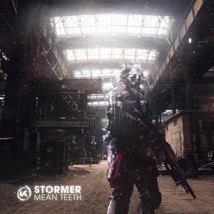 Stormer album by Mean Teeth - Drum and Bass Cover Art