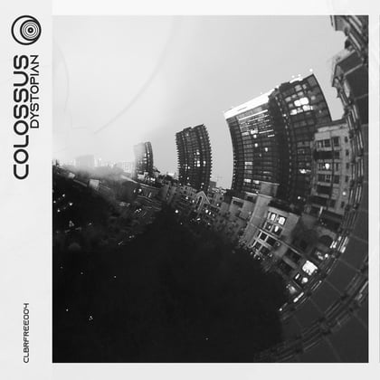 Dystopian album by Colossus - Drum and Bass Cover Art