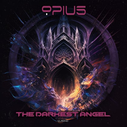 The Darkest Angel album by Opius - Drum and Bass Cover Art
