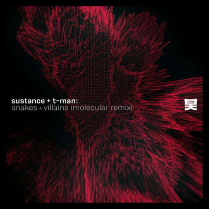 Snakes & Villains (Molecular Remix) album by Sustance, T-Man & Molecular - Drum and Bass Cover Art