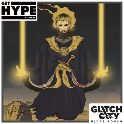 Midas Touch album by Glitch City - Drum and Bass Cover Art
