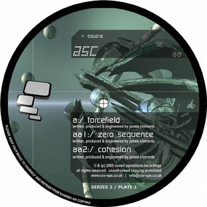 Forcefield album by ASC - Drum and Bass Cover Art