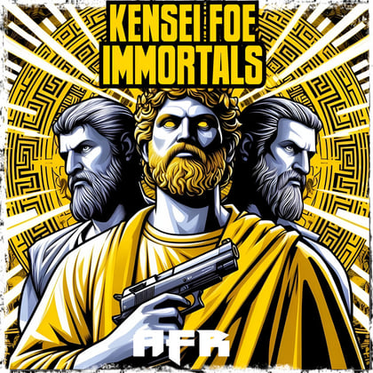 Immortals Ep album by Kensei - Drum and Bass Cover Art