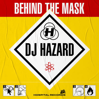 Behind The Mask album by DJ Hazard - Drum and Bass Cover Art