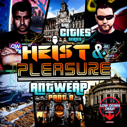 Antwerp album by Zero G, Heist & DJ Pleasure - Drum and Bass Cover Art
