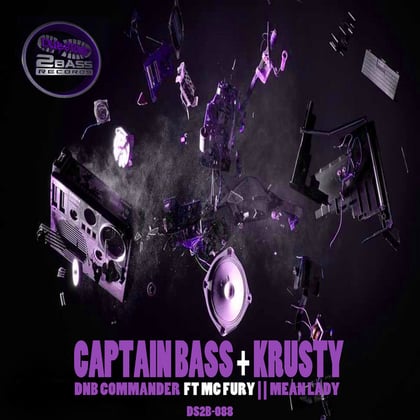 D&B Commander / Mean Lady album by Captain Bass - Drum and Bass Cover Art