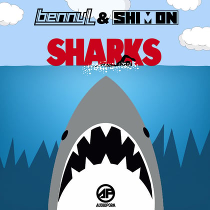 Sharks album by Benny L & Shimon - Drum and Bass Cover Art