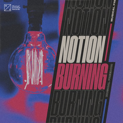 Burning (Extended Mix) album by Notion - Drum and Bass Cover Art