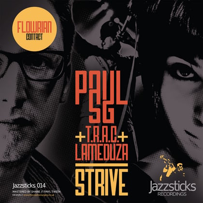 Strive / Contact album by Paul SG & Flowrian - Drum and Bass Cover Art