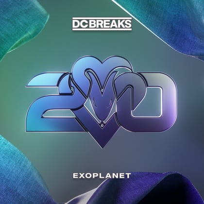 Exoplanet album by DC Breaks - Drum and Bass Cover Art