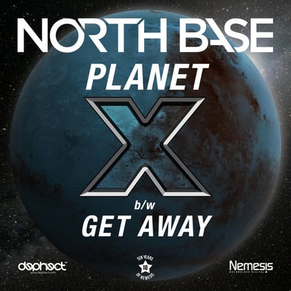 Planet X / Get Away album by North Base - Drum and Bass Cover Art