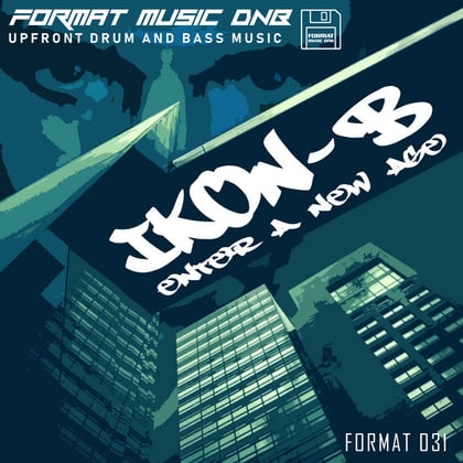 Enter A New Age album by Ikon-B - Drum and Bass Cover Art