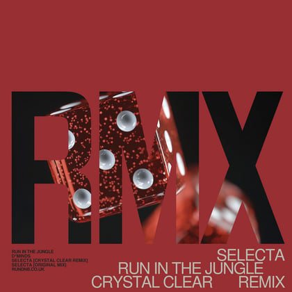 Selecta album by D*Minds, Crystal Clear & Run In The Jungle - Drum and Bass Cover Art