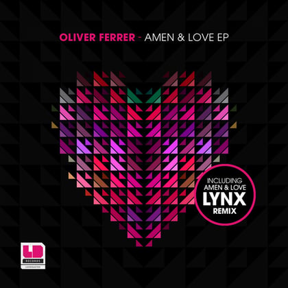 Amen & Love EP album by Oliver Ferrer - Drum and Bass Cover Art