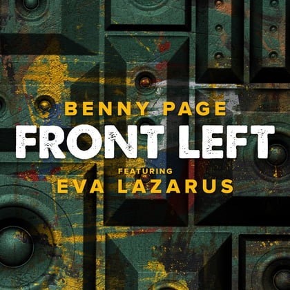 Front Left album by Benny Page - Drum and Bass Cover Art