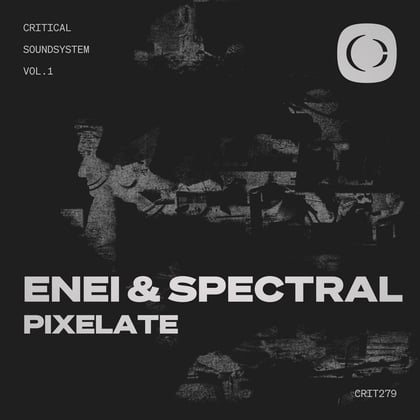 Pixelate album by Enei & Spectral - Drum and Bass Cover Art