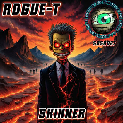 Skinner EP album by Rogue-T - Drum and Bass Cover Art