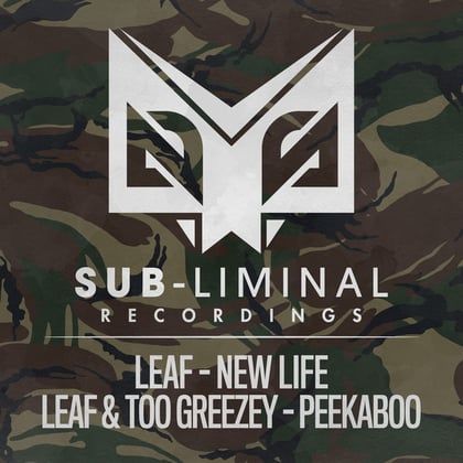New Life / Peekaboo album by Leaf & Too Greezey - Drum and Bass Cover Art