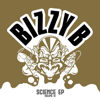 Science EP Volumes III & IV album by Bizzy B - Drum and Bass Cover Art
