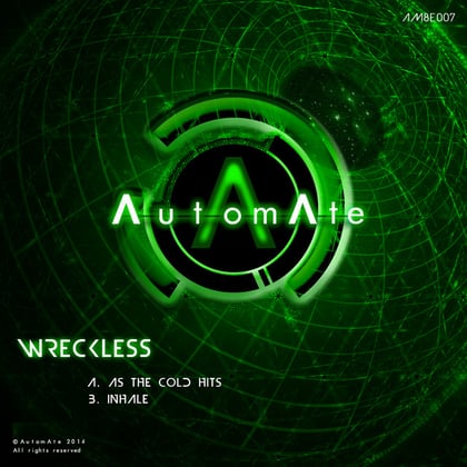 As The Cold Hits / Inhale album by Wreckless - Drum and Bass Cover Art