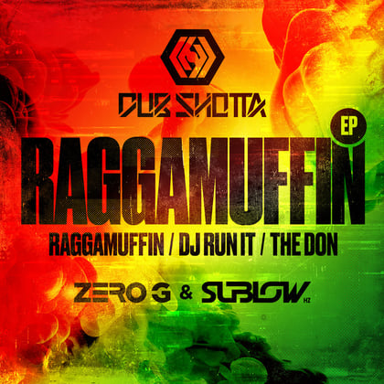 Raggamuffin EP album by Zero G & Sublow Hz - Drum and Bass Cover Art