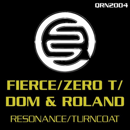 Resonance / Turncoat album by Zero T, Dom & Roland & Fierce - Drum and Bass Cover Art