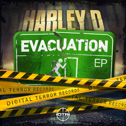 Evacuation album by Harley D - Drum and Bass Cover Art