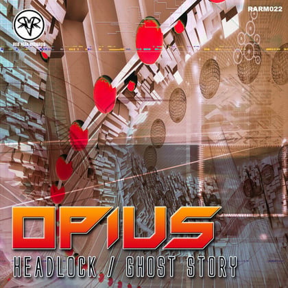 Headlock / Ghost Story album by Opius - Drum and Bass Cover Art
