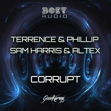 Corrupt album by Terrence & Phillip - Drum and Bass Cover Art