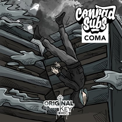 Coma album by Conrad Subs - Drum and Bass Cover Art