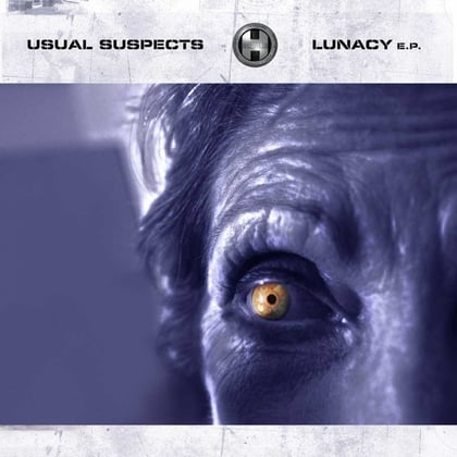 Lunacy album by Usual Suspects - Drum and Bass Cover Art