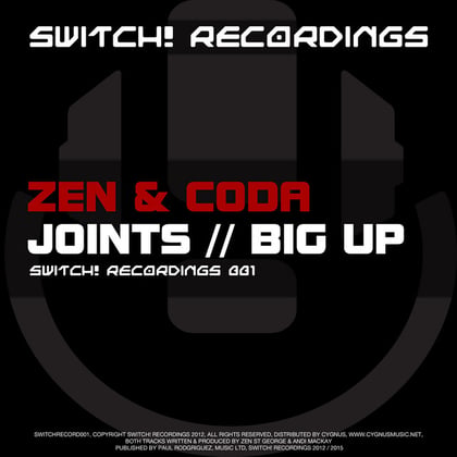 Joints / Big Up album by Coda - Drum and Bass Cover Art