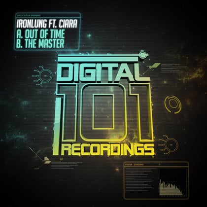 Out Of Time / The Master album by Ironlung - Drum and Bass Cover Art