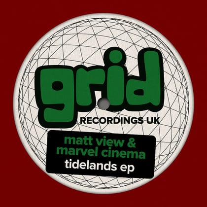 Tidelands EP album by Matt View & Marvel Cinema - Drum and Bass Cover Art