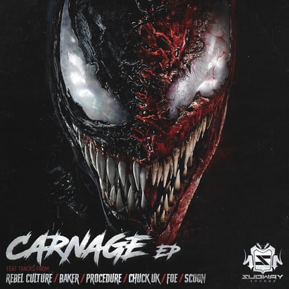 Carnage album by Rebel Culture - Drum and Bass Cover Art
