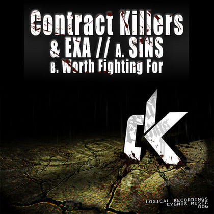 Sins album by Contract Killers - Drum and Bass Cover Art